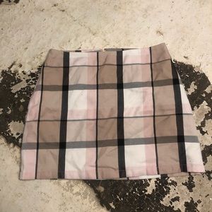 Plaid skirt